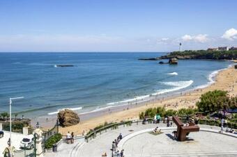 Apartamento Studio W Balcony And Breathtaking View Of Grand Plage Biarritz Welkeys